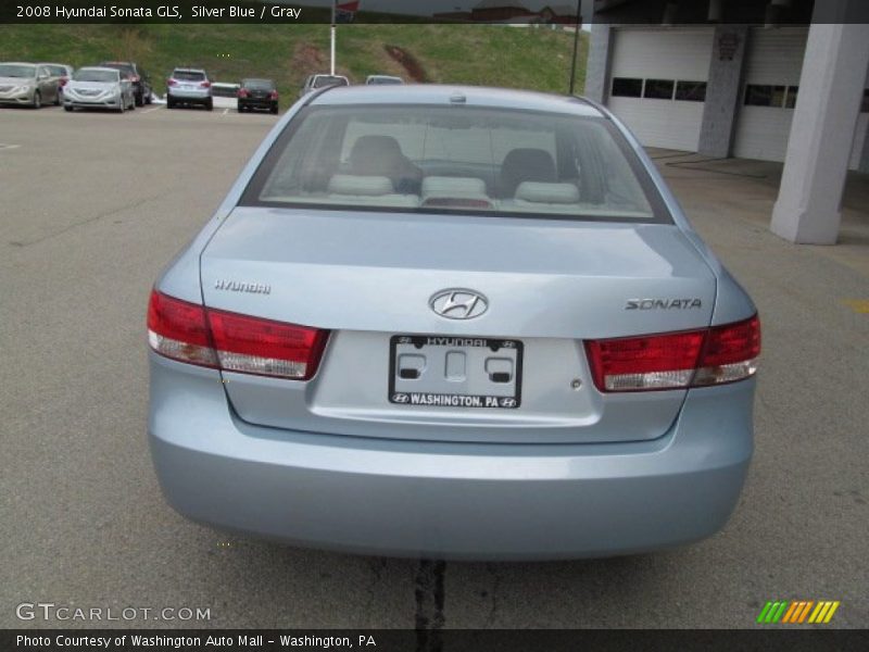 Silver Blue / Gray 2008 Hyundai Sonata GLS