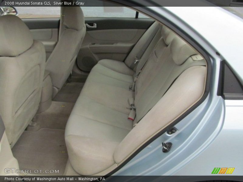 Silver Blue / Gray 2008 Hyundai Sonata GLS