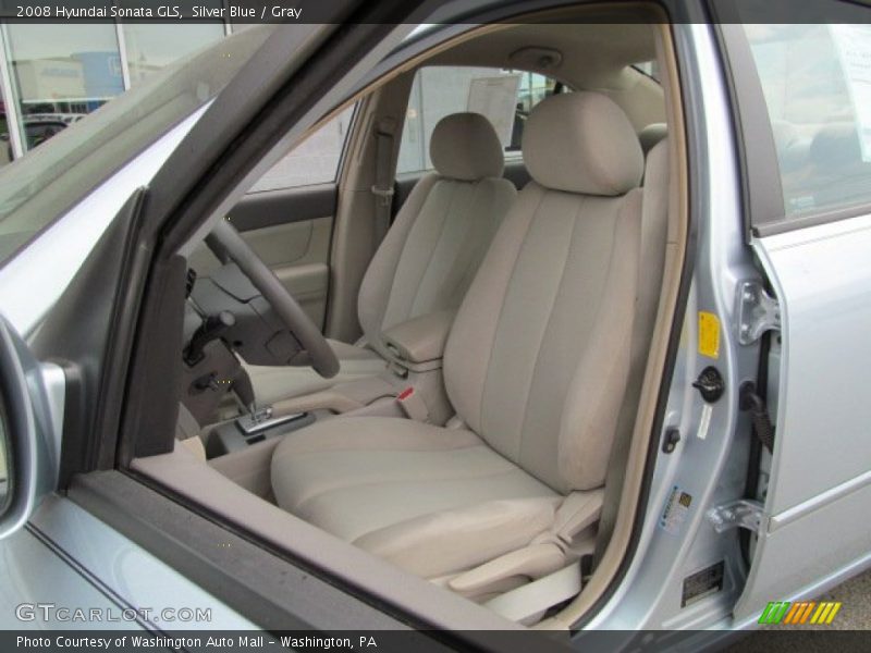 Silver Blue / Gray 2008 Hyundai Sonata GLS