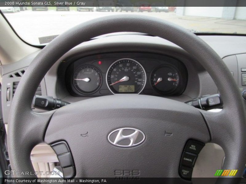 Silver Blue / Gray 2008 Hyundai Sonata GLS