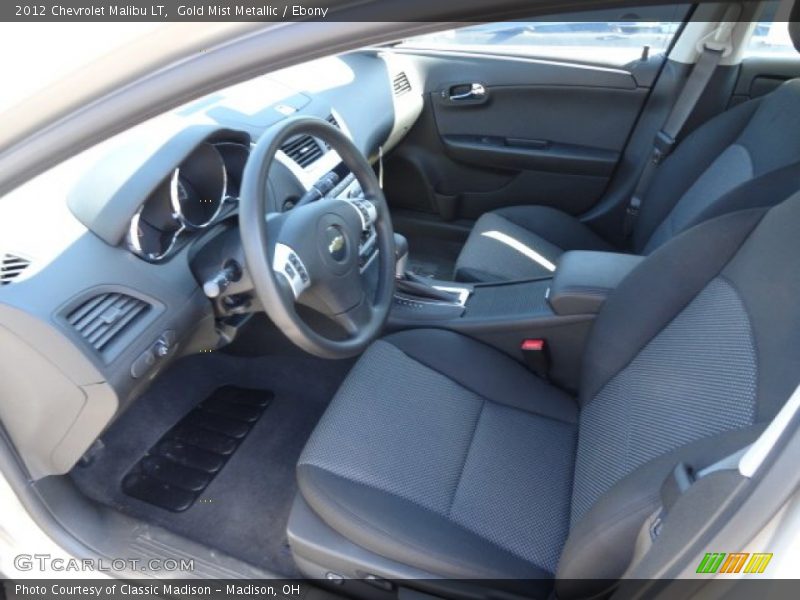 Gold Mist Metallic / Ebony 2012 Chevrolet Malibu LT