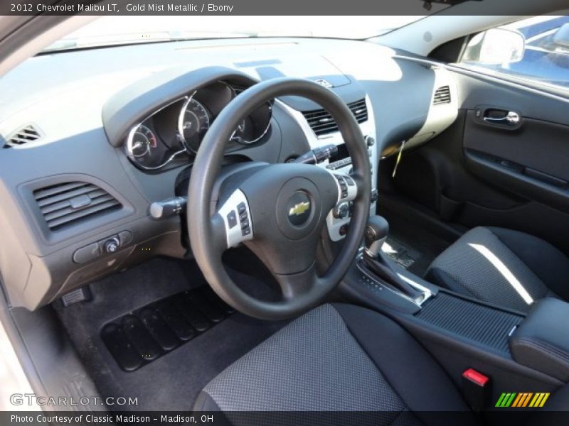 Gold Mist Metallic / Ebony 2012 Chevrolet Malibu LT