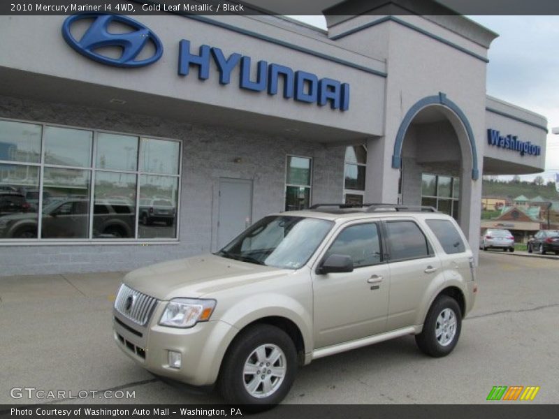 Gold Leaf Metallic / Black 2010 Mercury Mariner I4 4WD