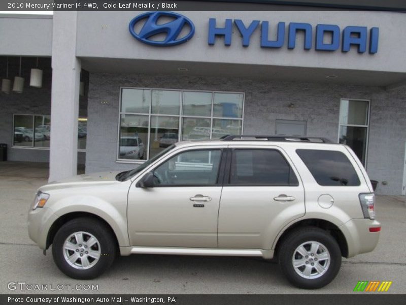 Gold Leaf Metallic / Black 2010 Mercury Mariner I4 4WD