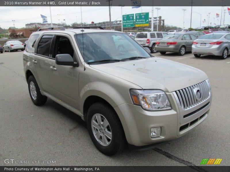 Gold Leaf Metallic / Black 2010 Mercury Mariner I4 4WD