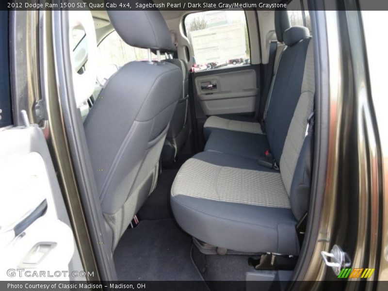 Sagebrush Pearl / Dark Slate Gray/Medium Graystone 2012 Dodge Ram 1500 SLT Quad Cab 4x4