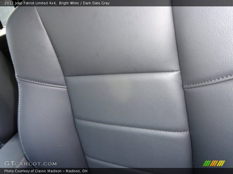 Bright White / Dark Slate Gray 2012 Jeep Patriot Limited 4x4