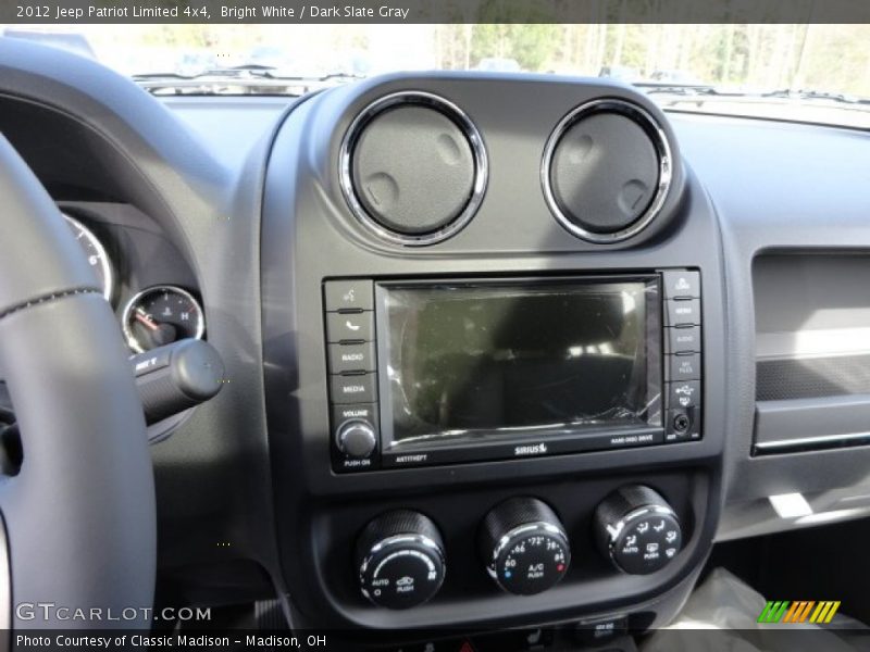 Bright White / Dark Slate Gray 2012 Jeep Patriot Limited 4x4