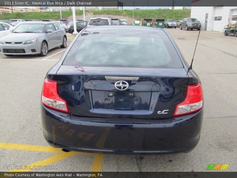 Nautical Blue Mica / Dark Charcoal 2011 Scion tC