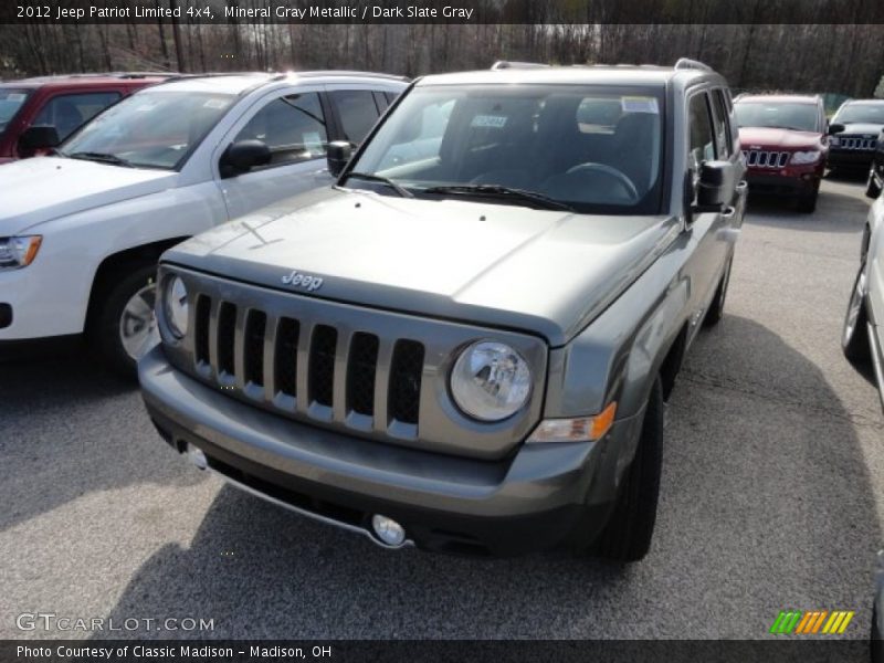 Mineral Gray Metallic / Dark Slate Gray 2012 Jeep Patriot Limited 4x4