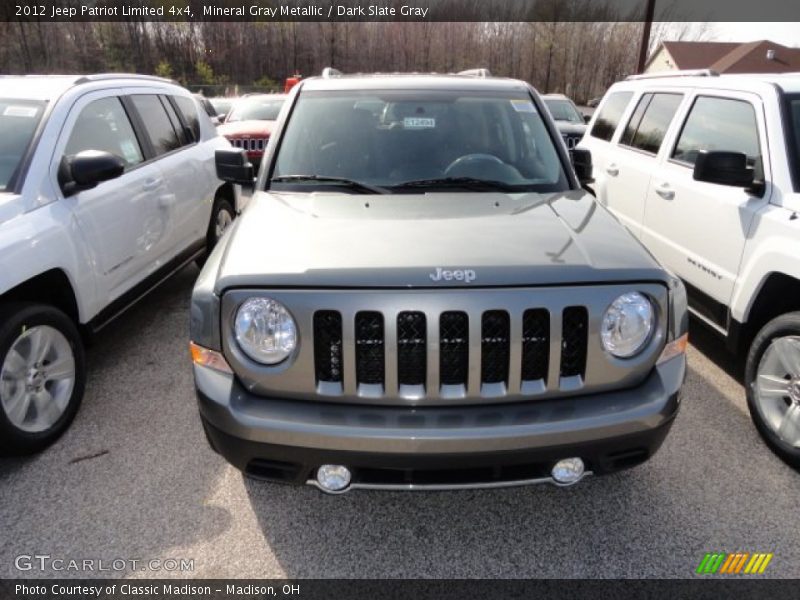 Mineral Gray Metallic / Dark Slate Gray 2012 Jeep Patriot Limited 4x4