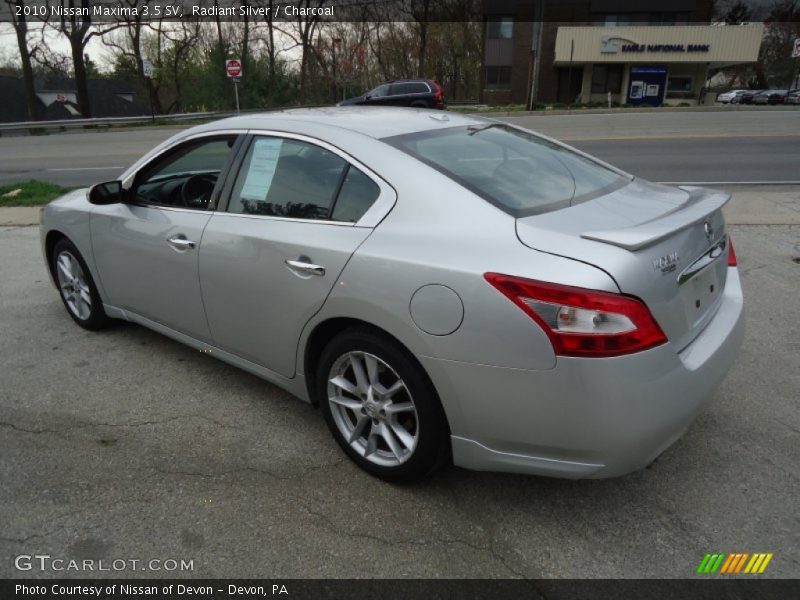 Radiant Silver / Charcoal 2010 Nissan Maxima 3.5 SV
