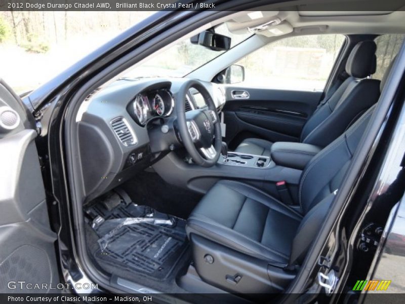  2012 Durango Citadel AWD Black Interior