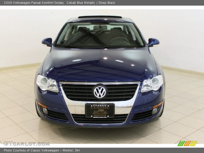 Cobalt Blue Metallic / Deep Black 2009 Volkswagen Passat Komfort Sedan