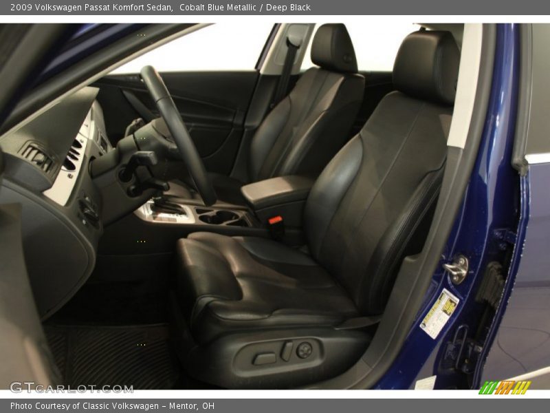 Cobalt Blue Metallic / Deep Black 2009 Volkswagen Passat Komfort Sedan