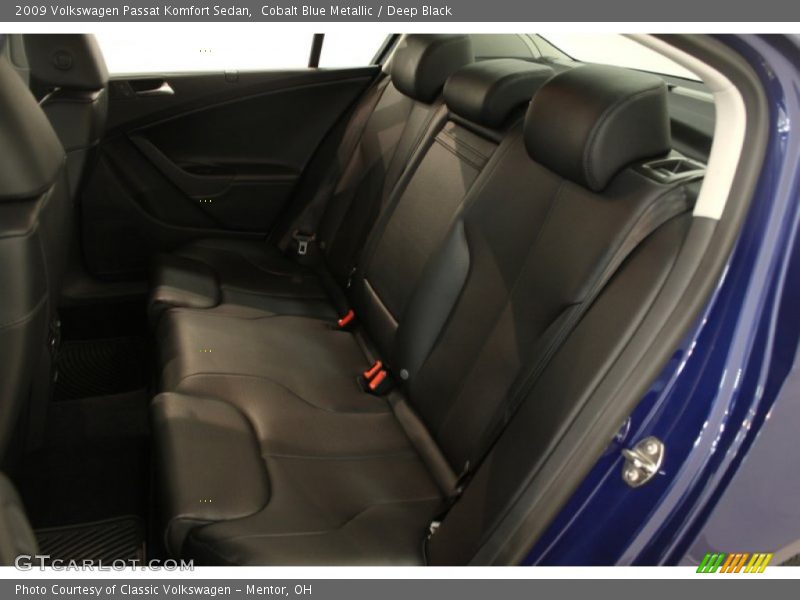 Cobalt Blue Metallic / Deep Black 2009 Volkswagen Passat Komfort Sedan