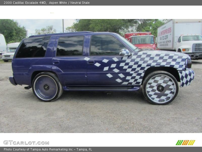 Aspen White / Neutral Shale 2000 Cadillac Escalade 4WD