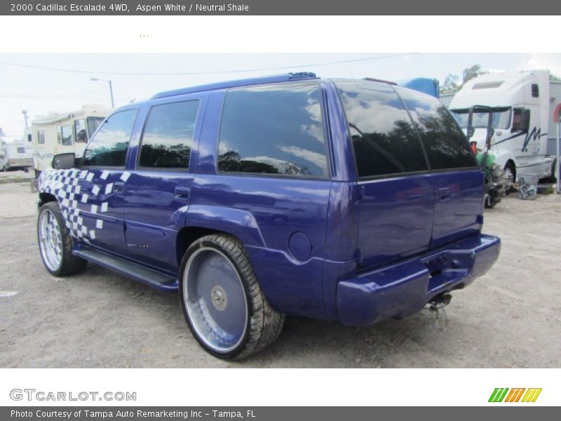 Aspen White / Neutral Shale 2000 Cadillac Escalade 4WD
