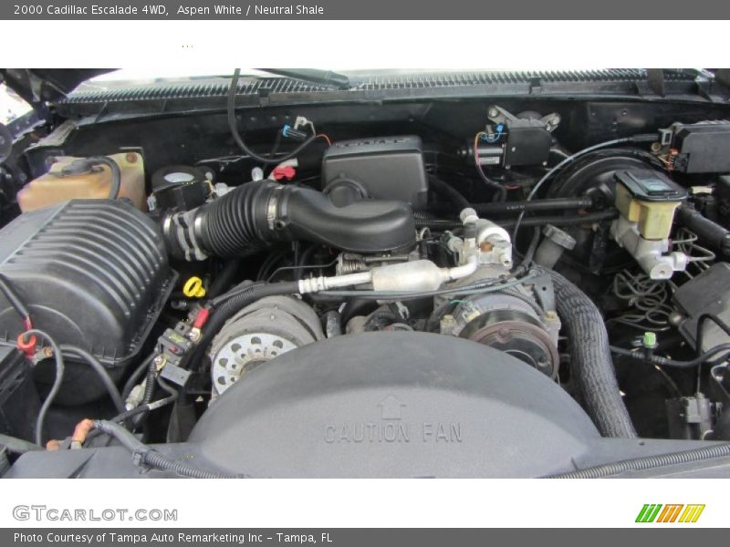 Aspen White / Neutral Shale 2000 Cadillac Escalade 4WD