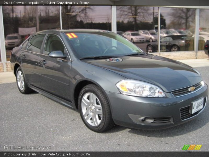Cyber Gray Metallic / Ebony 2011 Chevrolet Impala LT