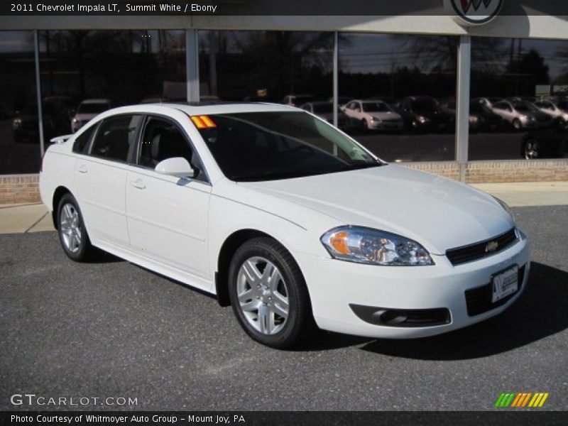Summit White / Ebony 2011 Chevrolet Impala LT