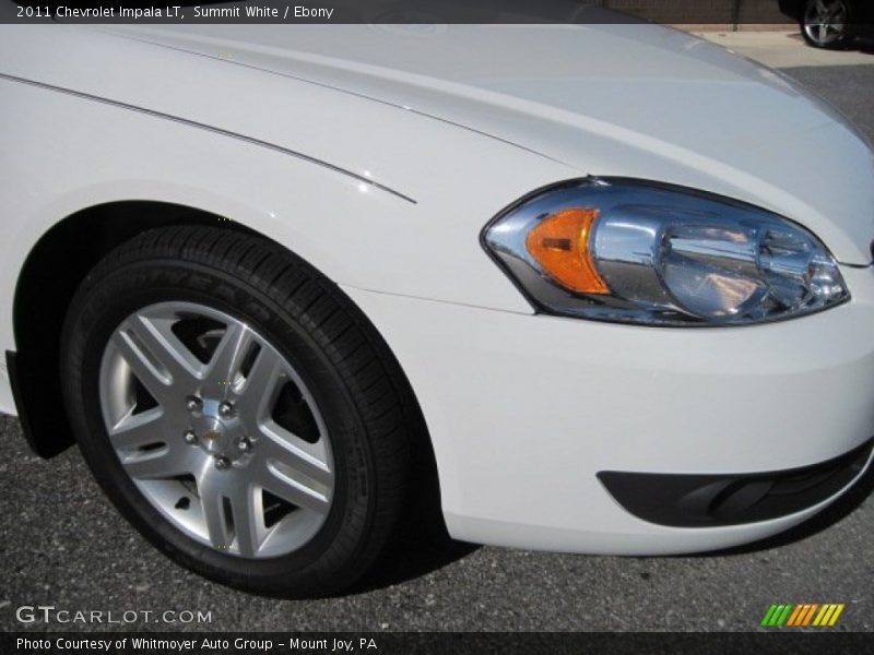 Summit White / Ebony 2011 Chevrolet Impala LT