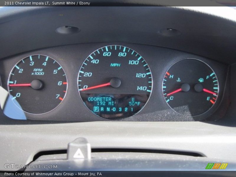 Summit White / Ebony 2011 Chevrolet Impala LT