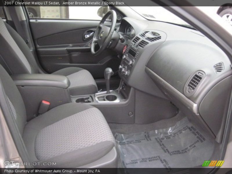 Amber Bronze Metallic / Ebony Black 2007 Chevrolet Malibu LT Sedan