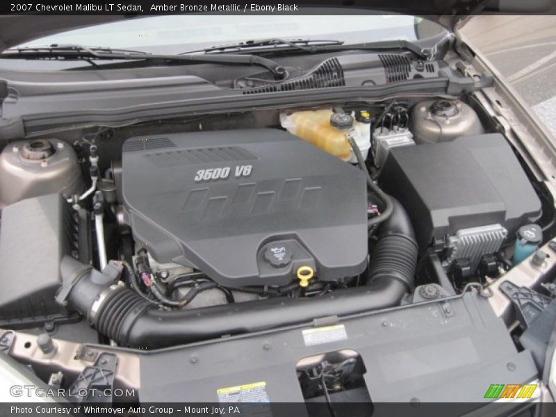 Amber Bronze Metallic / Ebony Black 2007 Chevrolet Malibu LT Sedan
