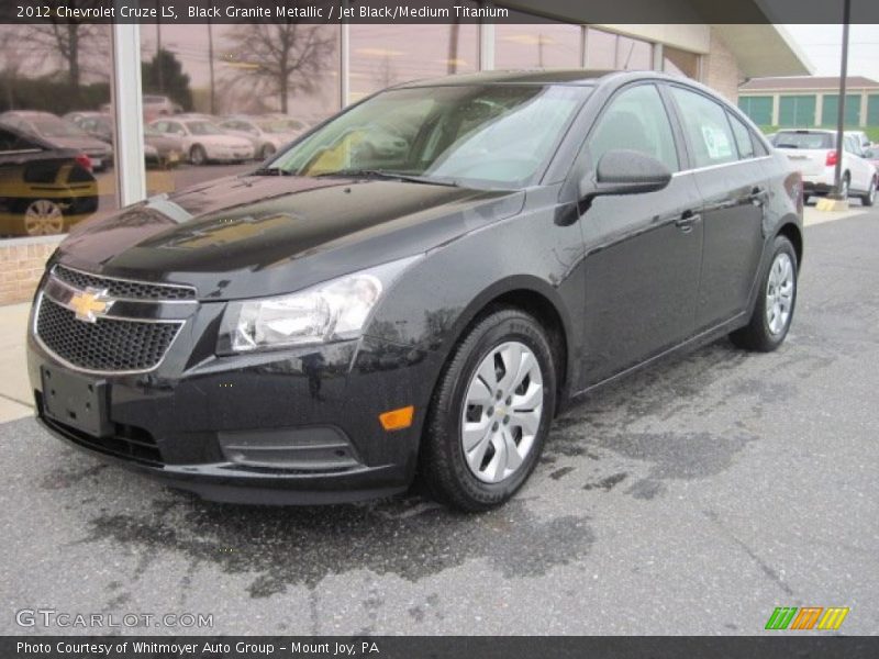 Black Granite Metallic / Jet Black/Medium Titanium 2012 Chevrolet Cruze LS