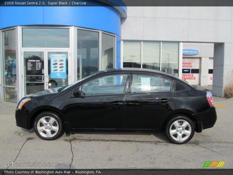 Super Black / Charcoal 2009 Nissan Sentra 2.0