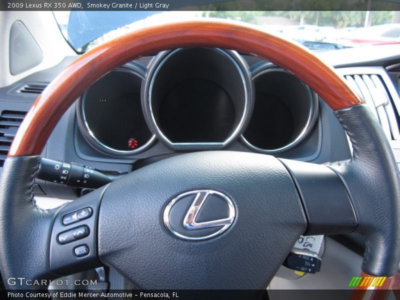 Smokey Granite / Light Gray 2009 Lexus RX 350 AWD