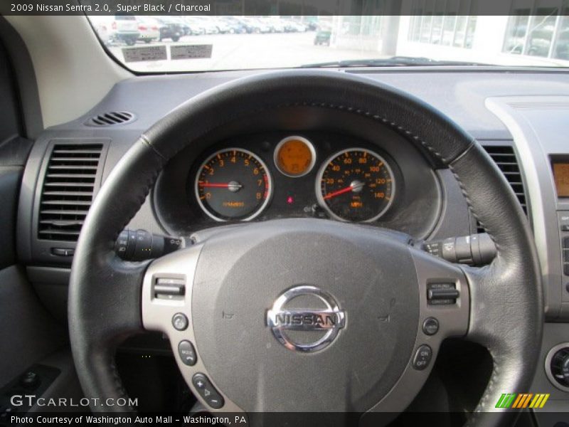 Super Black / Charcoal 2009 Nissan Sentra 2.0