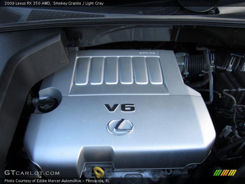 Smokey Granite / Light Gray 2009 Lexus RX 350 AWD