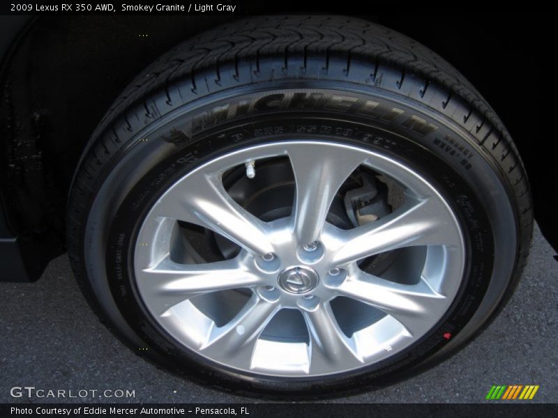 Smokey Granite / Light Gray 2009 Lexus RX 350 AWD