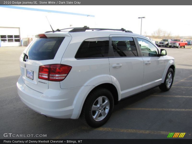 Stone White / Dark Slate Gray 2010 Dodge Journey SE