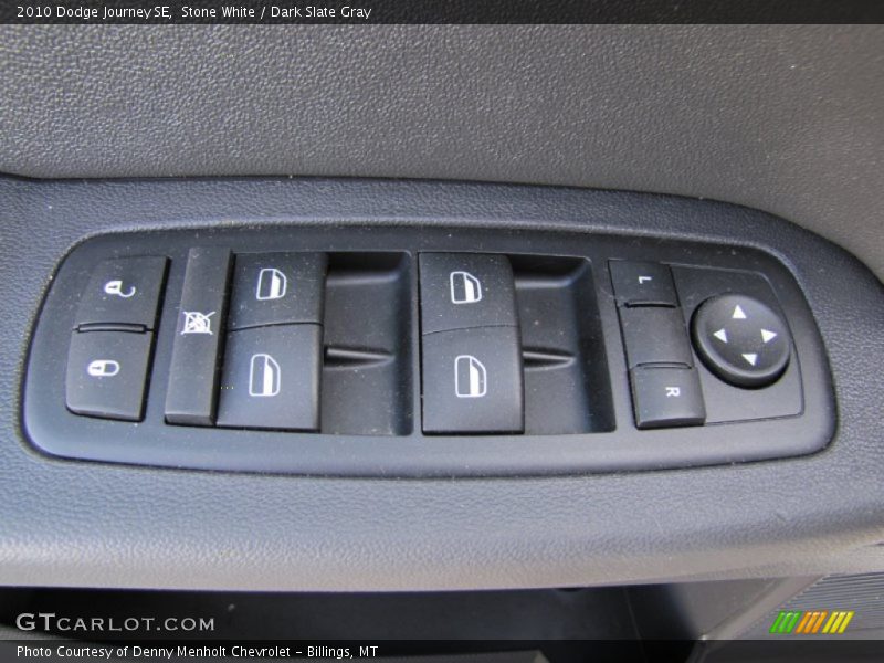 Stone White / Dark Slate Gray 2010 Dodge Journey SE