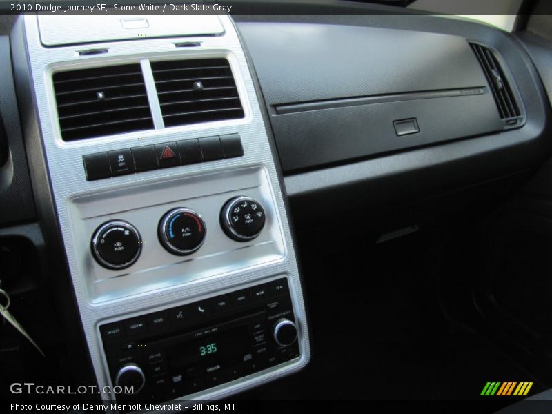 Stone White / Dark Slate Gray 2010 Dodge Journey SE