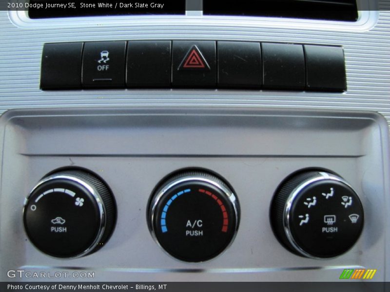 Stone White / Dark Slate Gray 2010 Dodge Journey SE