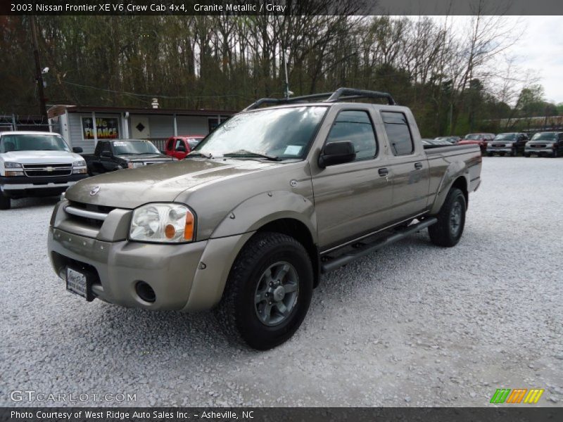Front 3/4 View of 2003 Frontier XE V6 Crew Cab 4x4