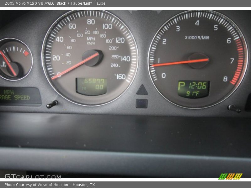 Black / Taupe/Light Taupe 2005 Volvo XC90 V8 AWD