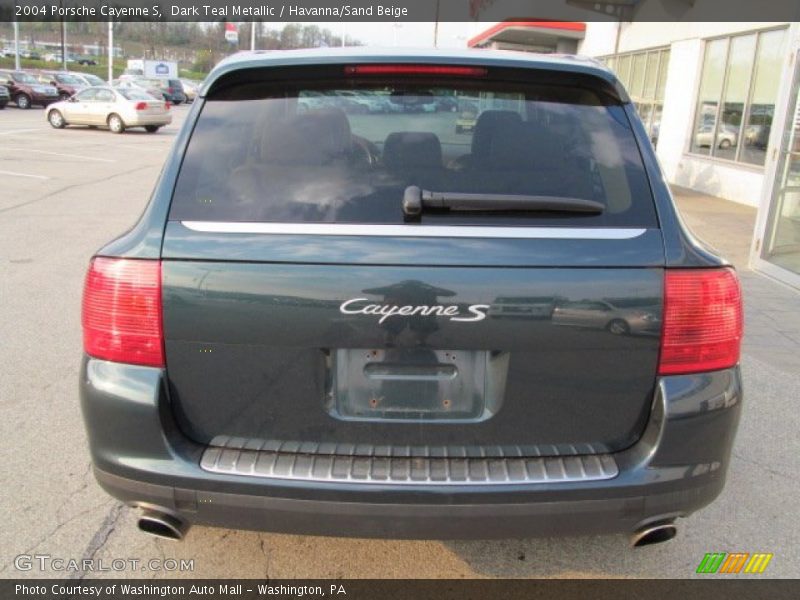 Dark Teal Metallic / Havanna/Sand Beige 2004 Porsche Cayenne S