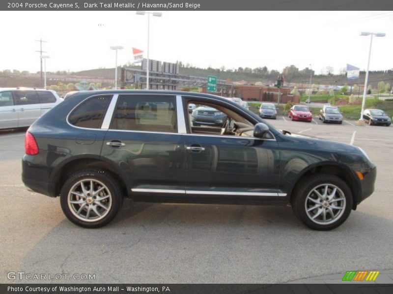 Dark Teal Metallic / Havanna/Sand Beige 2004 Porsche Cayenne S