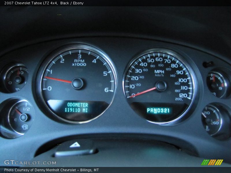Black / Ebony 2007 Chevrolet Tahoe LTZ 4x4