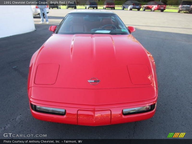 Bright Red / Red 1991 Chevrolet Corvette Coupe