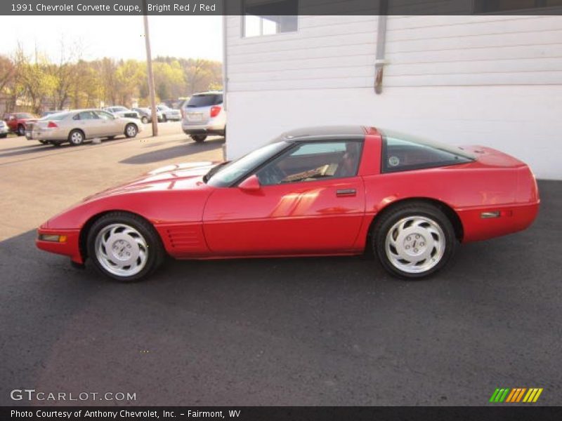  1991 Corvette Coupe Bright Red
