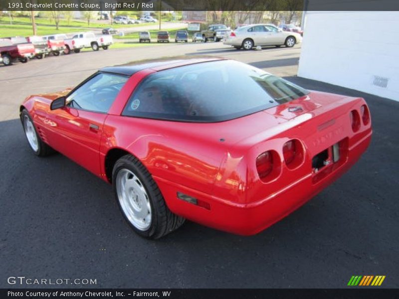  1991 Corvette Coupe Bright Red