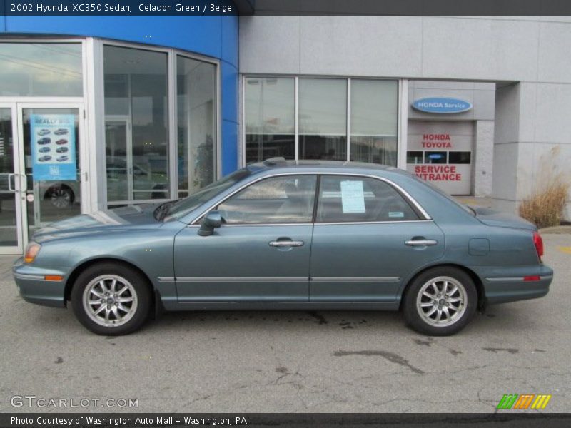 Celadon Green / Beige 2002 Hyundai XG350 Sedan