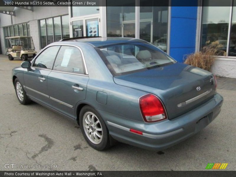 Celadon Green / Beige 2002 Hyundai XG350 Sedan