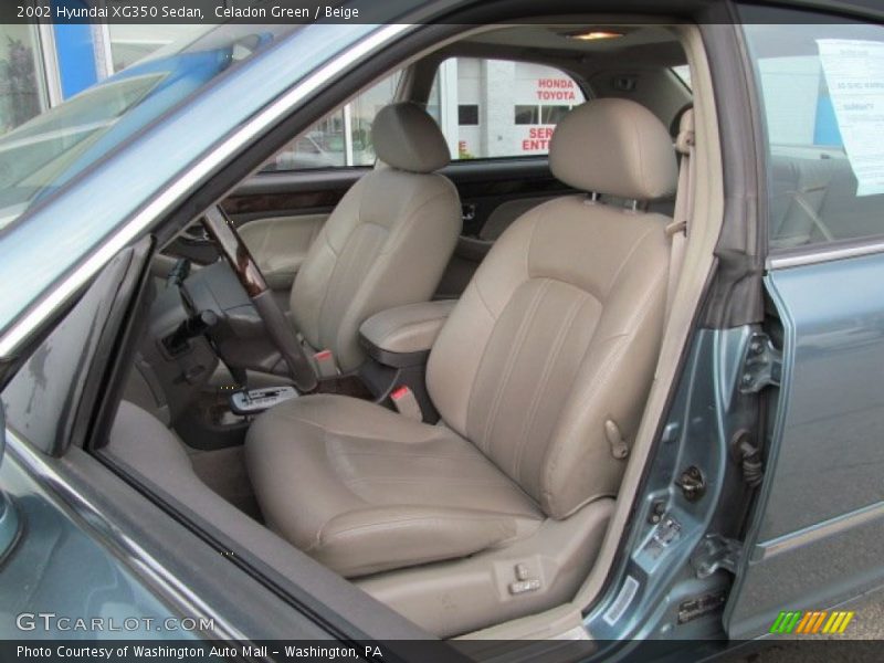 Celadon Green / Beige 2002 Hyundai XG350 Sedan